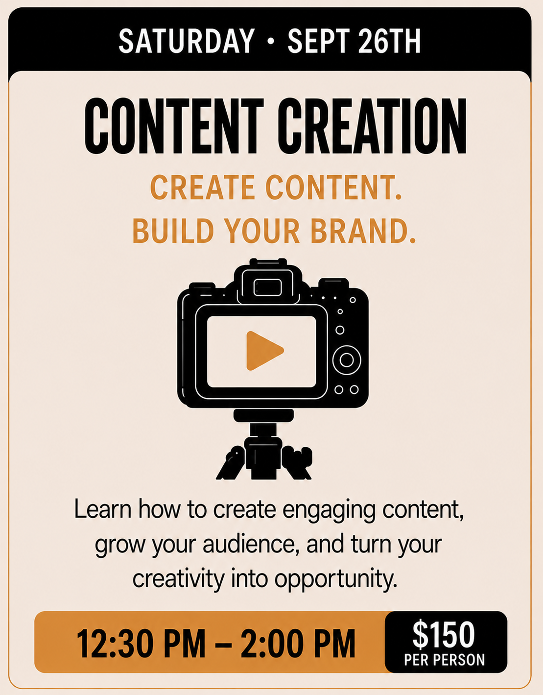 WORKSHOP: CONTENT CREATION