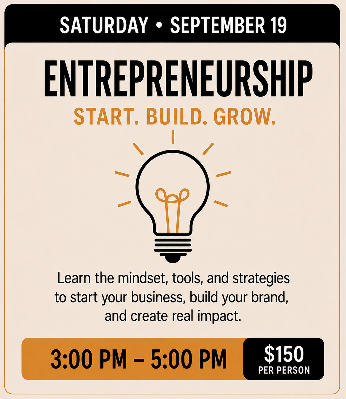 WORKSHOP: ENTREPRENEURSHIP